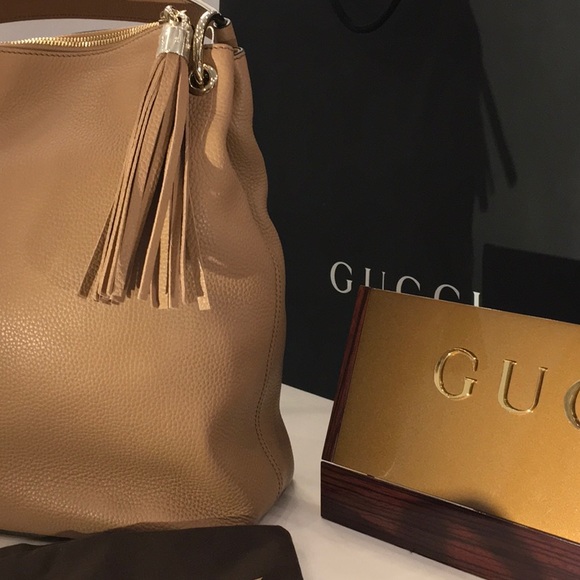 Gucci Women's Camelia Beige GG Soho Handbag 536194 - Picture 6 of 6